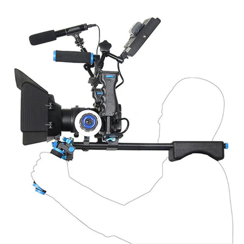 Best photo studio accessory stabilization system camera cage kit accessories D221 aluminum alloy camera camcorder cage rig kit