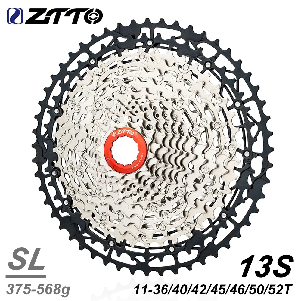 ZTTO vtt 13 vitesses vtt Cassette SL plein acier 13s 13v pignon de vélo roue libre 13 vitesses Graval vélo pour HG roue libre