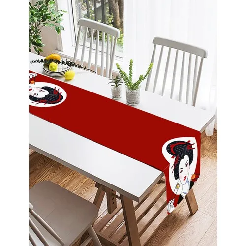 Sister Home Design Geisha Japanese Women & Sushi Eater Girl Runner