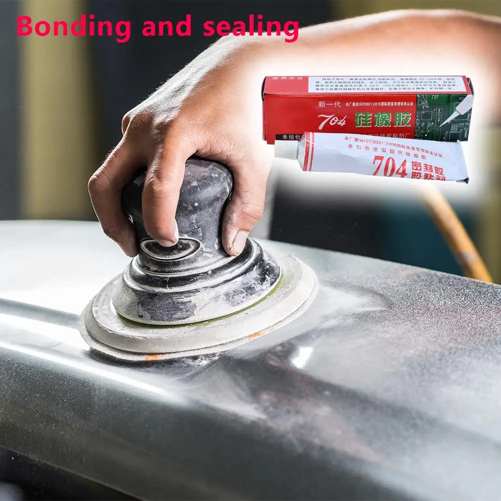 704 Fixed High Temperature Resistant Silicone Rubber Insulated Sealing Glue Waterproof Silicone Thermal Conductive image 5