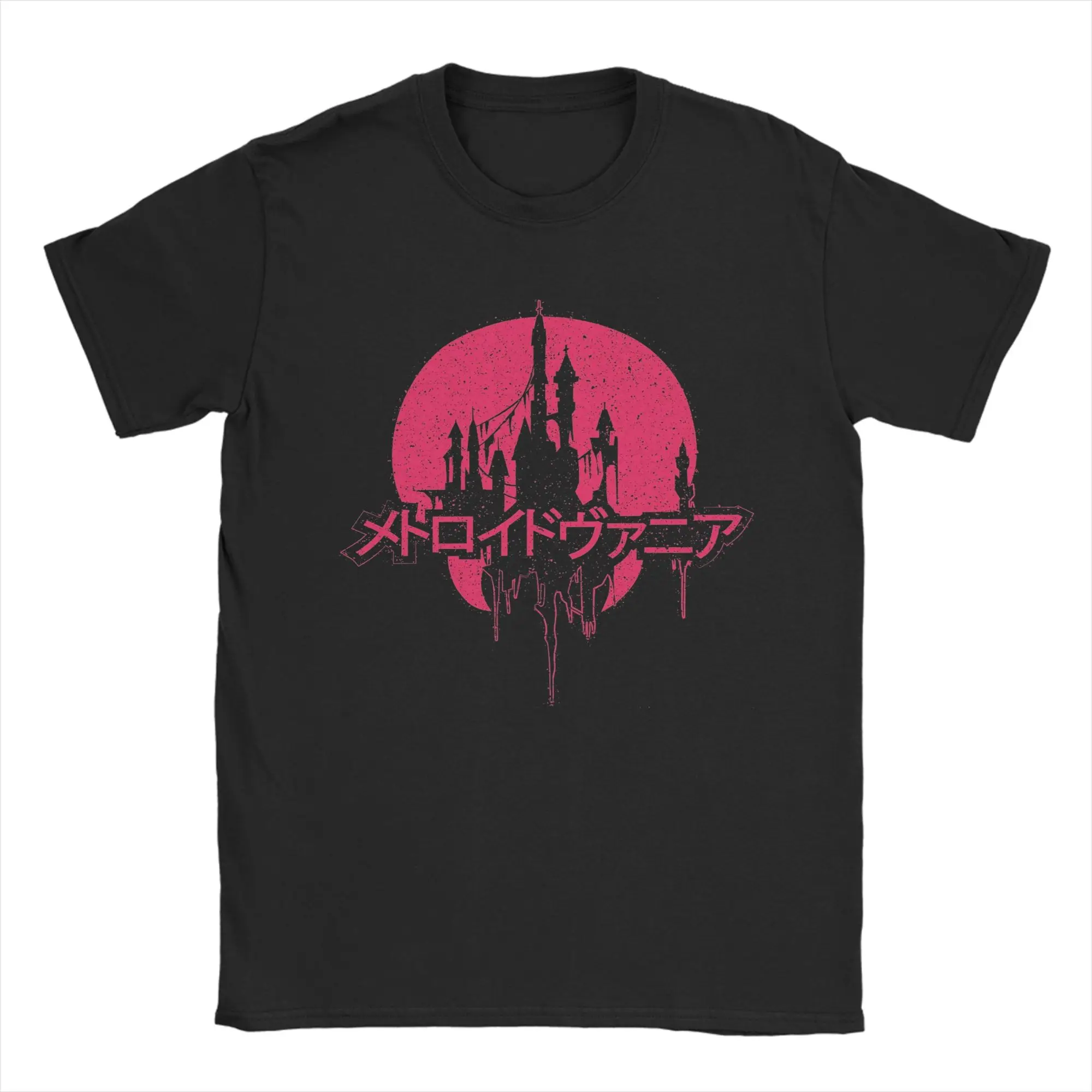 Camisetas Metroid VANIA para hombre, camisetas Vintage 100% de algodón, camiseta con cuello redondo, ropa de manga corta, regalo de cumpleaños