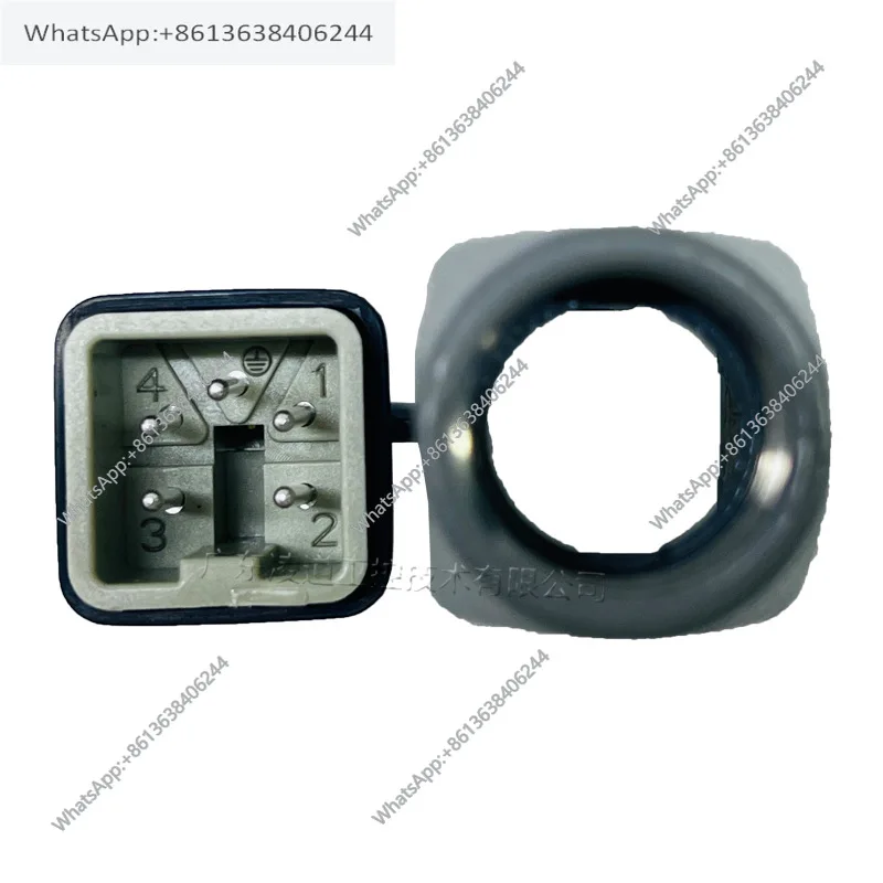 HA-004-M-V2 WAIN waterproof aviation plug rectangular heavy-duty connector 4-pin male butt plug body