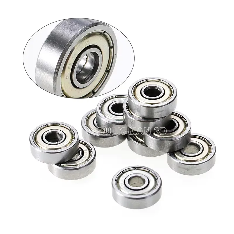 10pcs/lot 625RS 5*16*5mm ABEC-5 Ball 625-2RS Bearing 625 ZZ 2RS For VORON Mobius 3D Printer