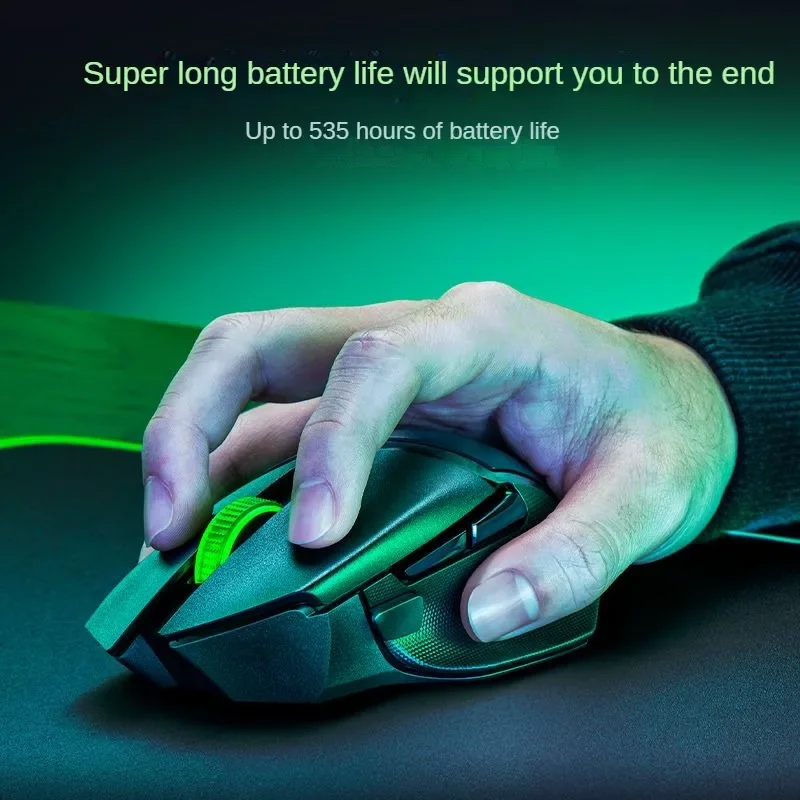 Razer Basilisk V3X Extreme Edition ماوس بلوتوث 2.4 جيجا هرتز ثنائي الوضع Wireless18000 ديسيبل متوحد الخواص بلوتوث 5.0 ألعاب رياضية إلكترونية متصلة