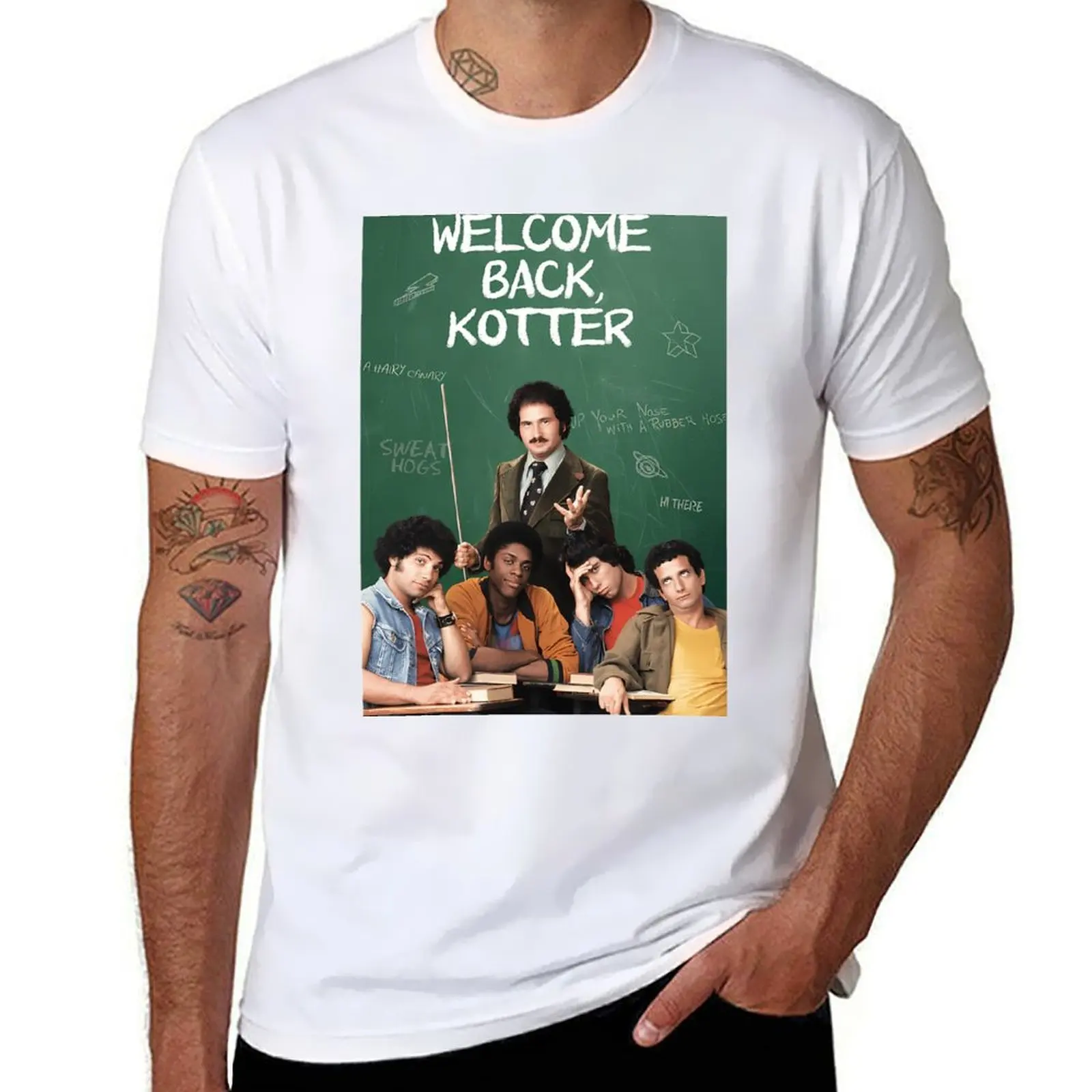 

Welcome Back Kotter T-Shirt t shirts for man cotton t shirts for man pack white T-Shirt