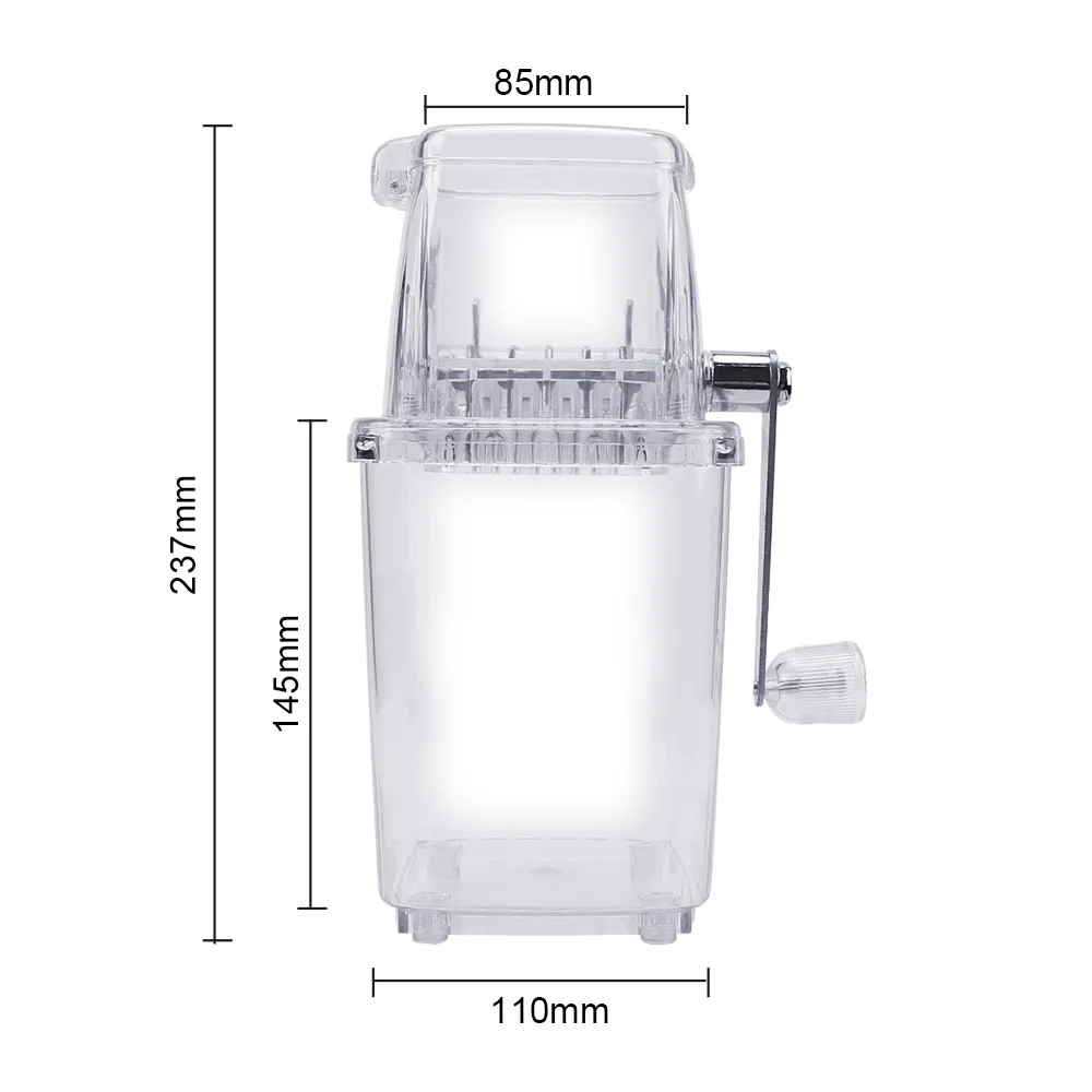 Portable Hand Shaved Ice Machine Manual Ice Crusher Crank Multi-function for Home Kitchen Bar Ice Blenders Tools