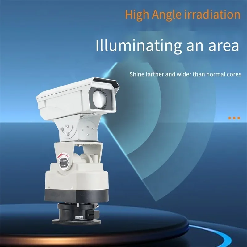 200W Ultra-long Range Automatic Rotating Site Tower Crane Light Marine Xenon Searchlight Outdoor Strong Light Remote Spot Light