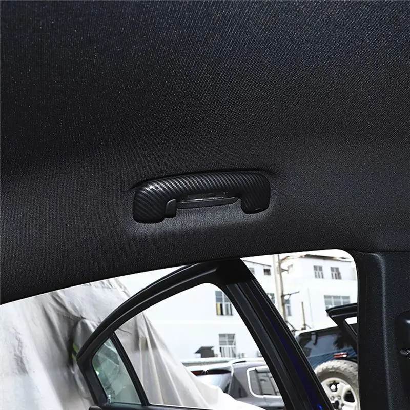 Roof Grab Handle Cover Trim Decoration For Dodge Durango 2011-2022 Accessories, ABS Carbon Fiber