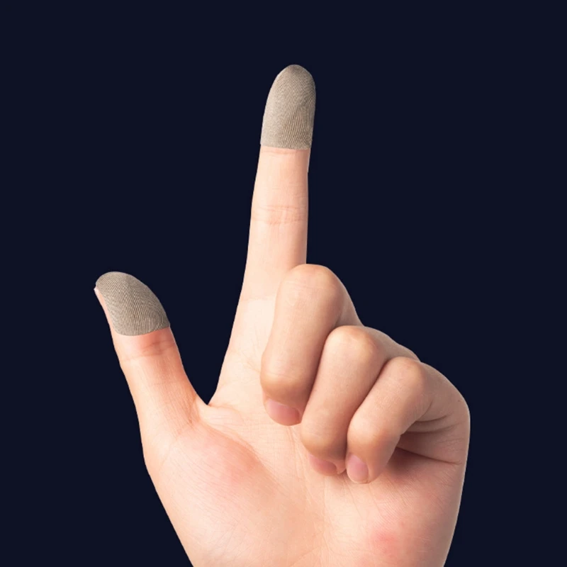 10 stuks mobiele game-vingerstickers vol voor touchscreen-vingersticker zweetbestendig en ademend schermcontactstick