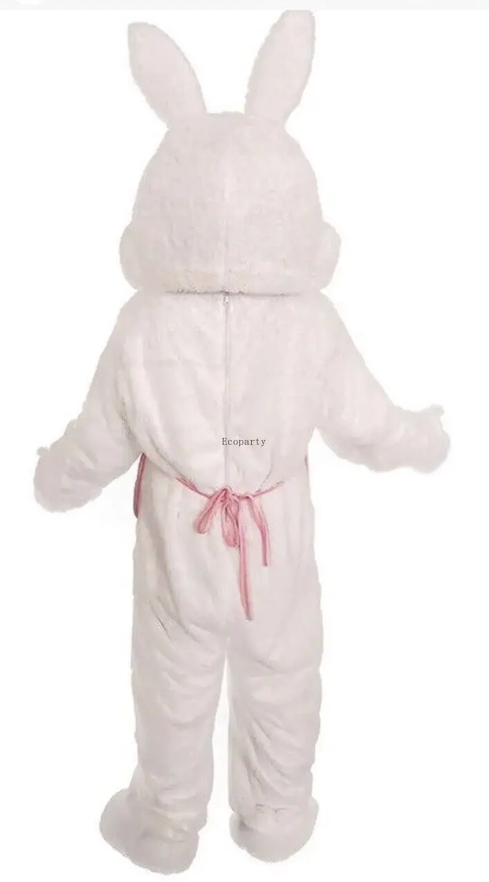 Costume de lapin de Pâques en peluche de luxe pour adultes, bleu glaçure, nœud aught, nouveau cosplay, Gelwomen, hommes, Ecoparty