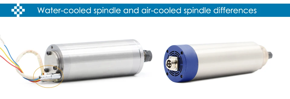 G-Penny 300W 75V ER8 Wassergekühlter Spindelmotor 48mm 60000U/min 1000Hz und 220V 1,5kW BD600 Wechselrichter – Detail 9