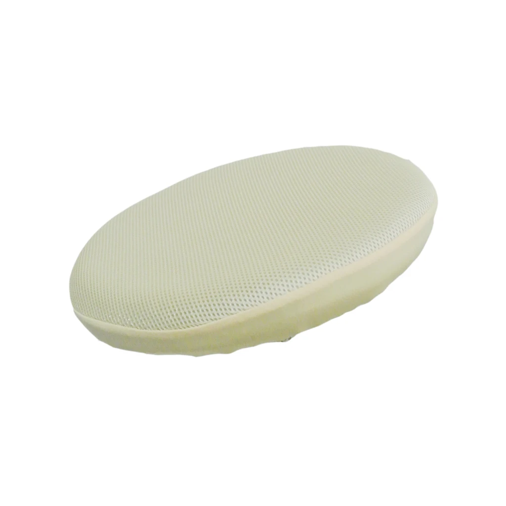 

Round Chair Seat Cover Polyester Bar Stool Pad Breathable Slipcover for Bar Stool Replacement Seat
