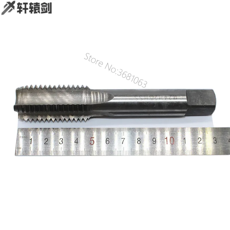 2 Chiếc M24 Thẳng Sáo Máy Tập Chỉ H2 M24x1 M24X1.5 M24X2 M24X3 Tập Bit Thép Tốc Độ Cao Cùng Đường Chỉ May Mũi Khoan bit Dụng Cụ Cắt