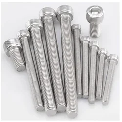 Socket Cap Screws Stainless Steel Hex Allen Key Bolts Hexagon M3 M4 M5 M6 M7 M8 M10 M12 M14 M16 M18 M20 M24