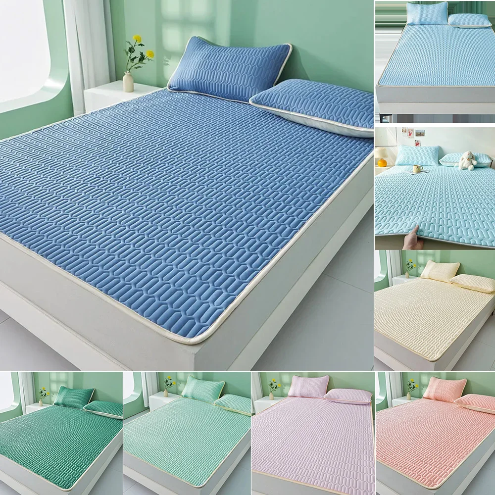 

Summer Mattress Cover Summer Mat Dust Mat Air-conditioning Mattress Quilted Protector Bedding Set Girl Bedroom 120/150/180/200cm