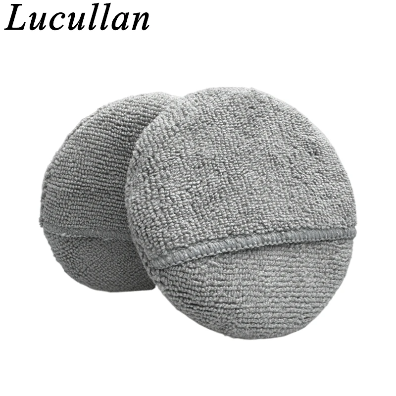 Lucullan Ice Grey Pocket Puck NO SOAK Applicator Ergonomic Ceramic Coating Applicator