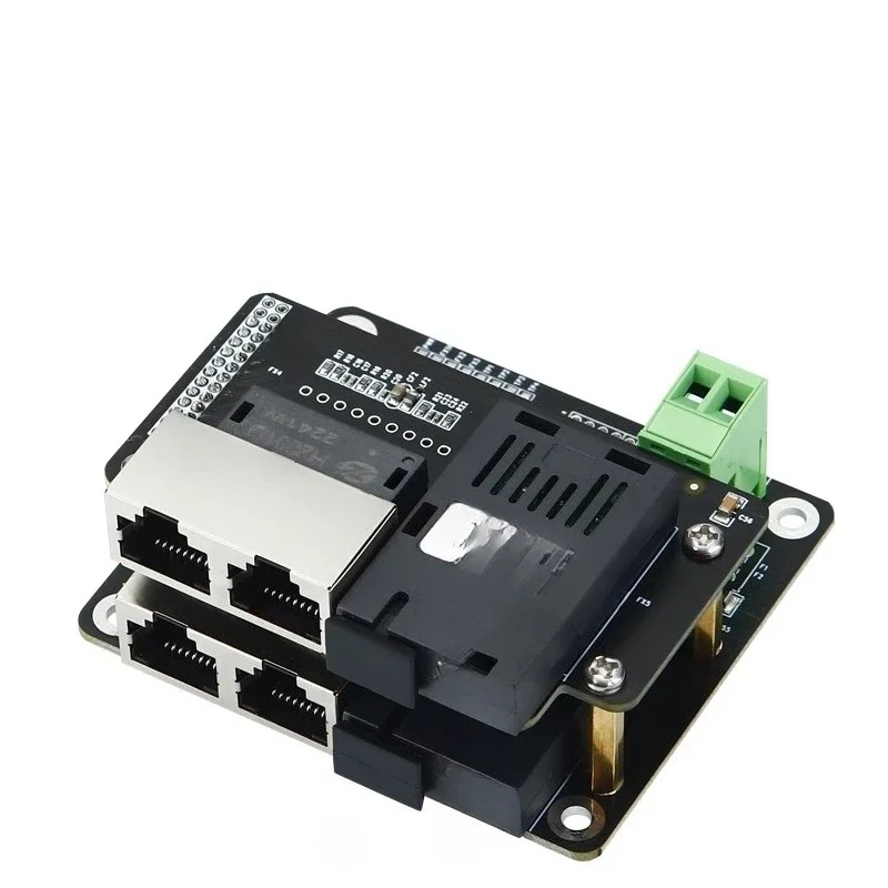 Electric fiber optic transceiver 100M switch module double-layer embedded explosion-proof ball machine
