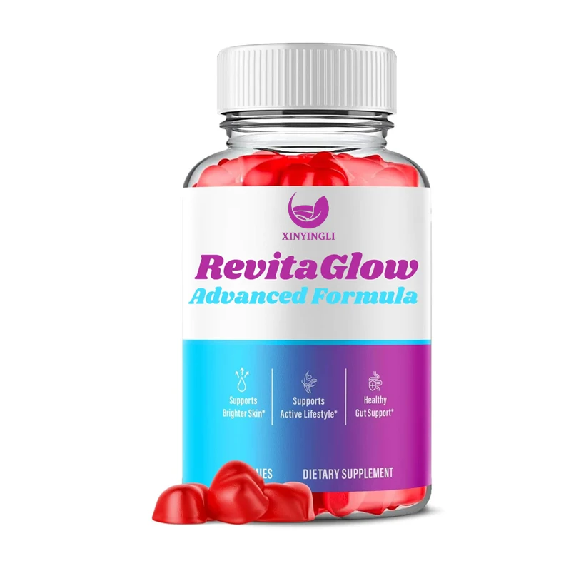 Gomitas RevitaGlow, gomitas Revita Glow oficiales, que contienen vinagre de manzana y fórmula avanzada para el apoyo de la salud de la piel.