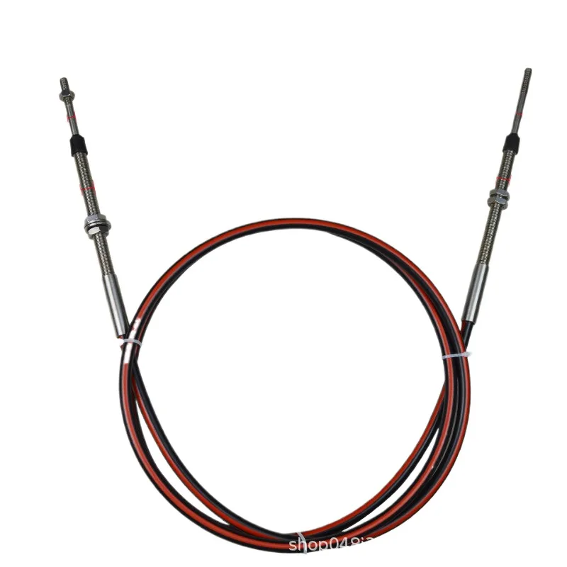 

Marine Engineering Machinery Vehicle Equipment Modification Stainless Steel Push-pull Flexible Shaft Car Gear Shift Cable Thr