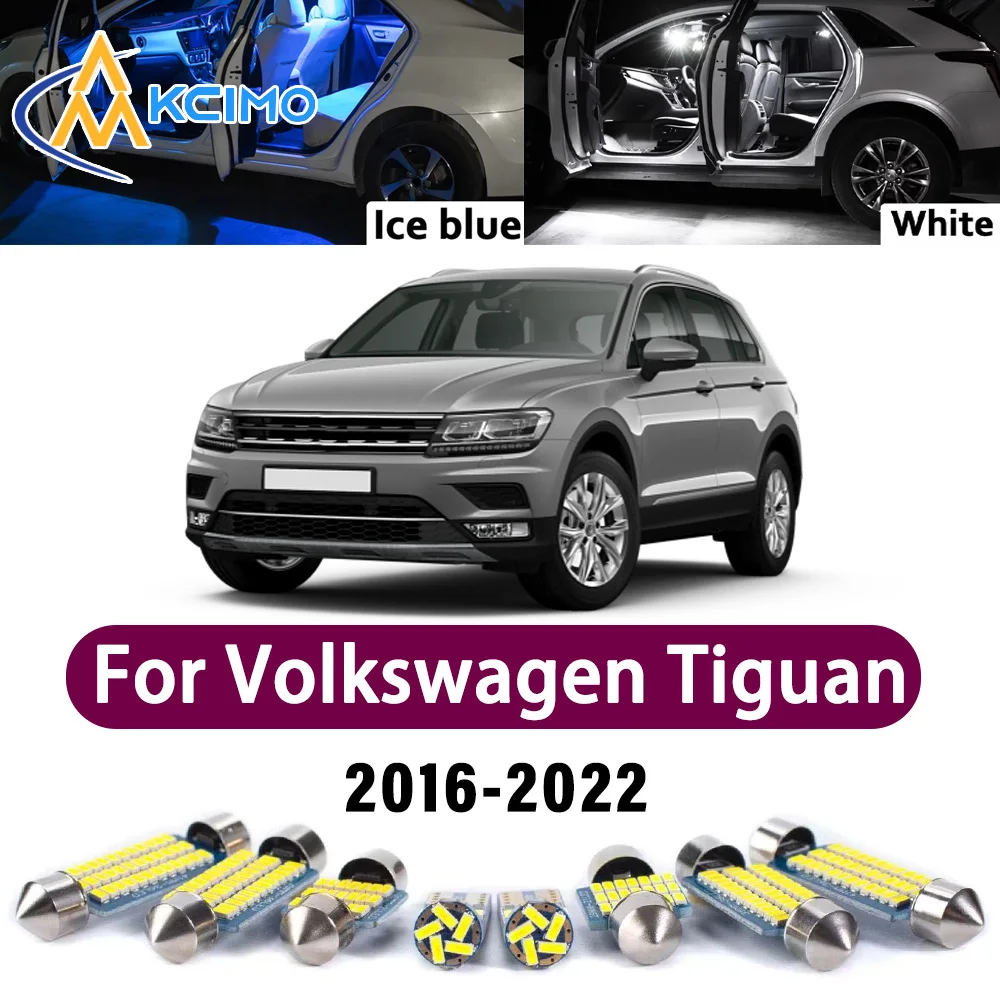 

Super Bright LED Interior Lamp Kit For Volkswagen Tiguan AD1 AX1 MK2 2016-2022 Error Free Canbus Dome Trunk Mirror Light Bulbs