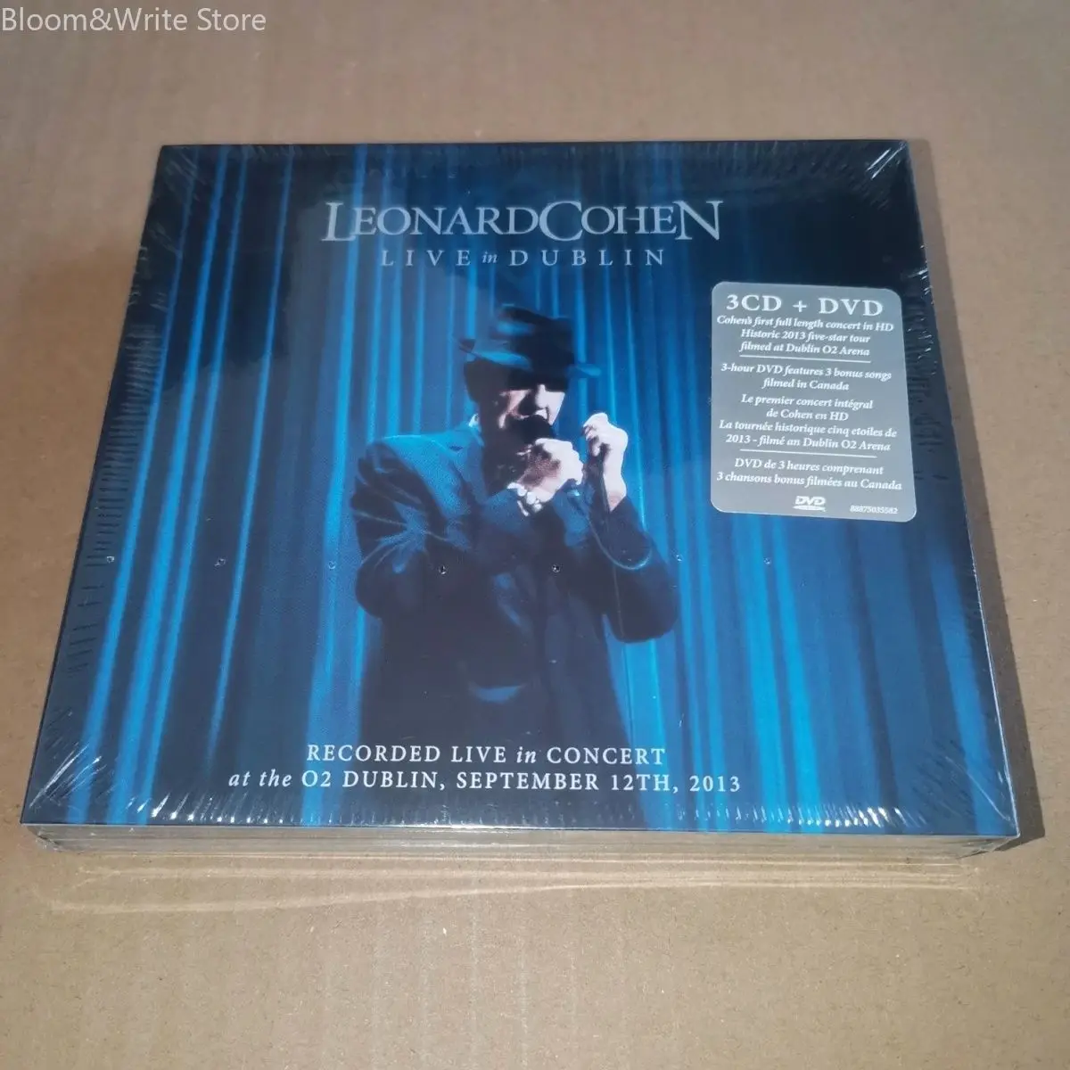 

Фолк-баллады Леонарда Коэна: живое выступление в Дублине, 3CD+DVD. Классическая живая запись концерта в O2 Арена в Дублине, Ирландия, 2013 год.