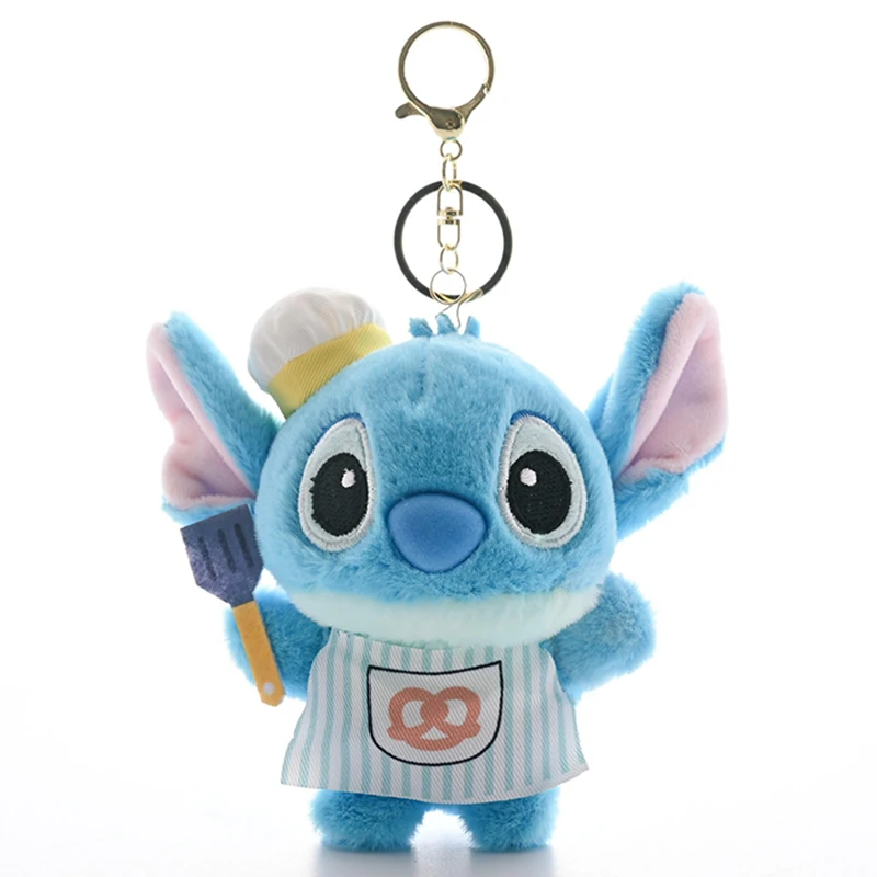 

Disney Lilo & Stitch плюшевый брелок аниме плюшевая игрушка кукла брелок для ключей рюкзак брелок для лучших друзей фанаты подарок ювелирные изделия