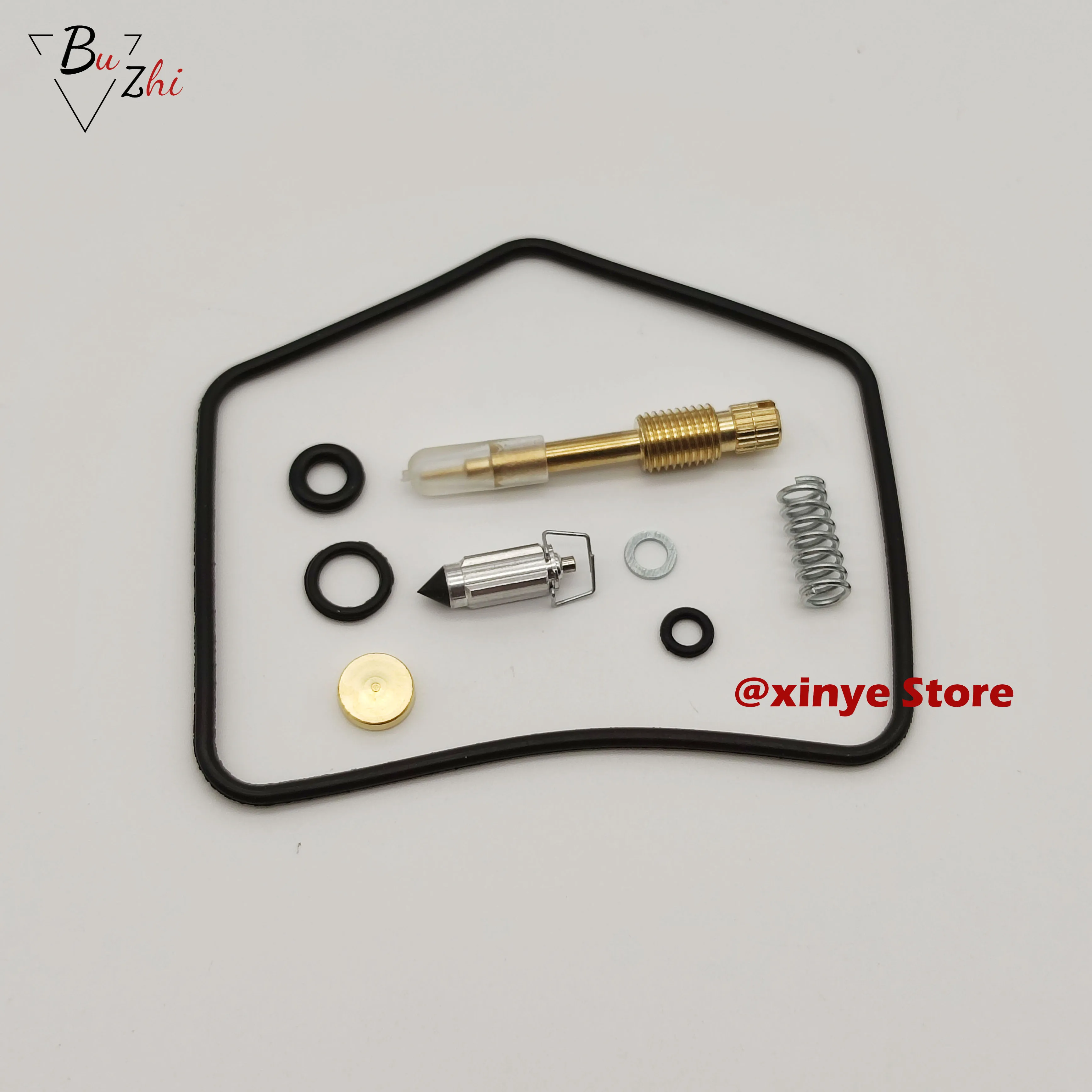 For Kawasaki KZ305 KZ1981-1988 305 Carburetor Parts  Repair Kit  Rebuild  needle valve seat gasket parts