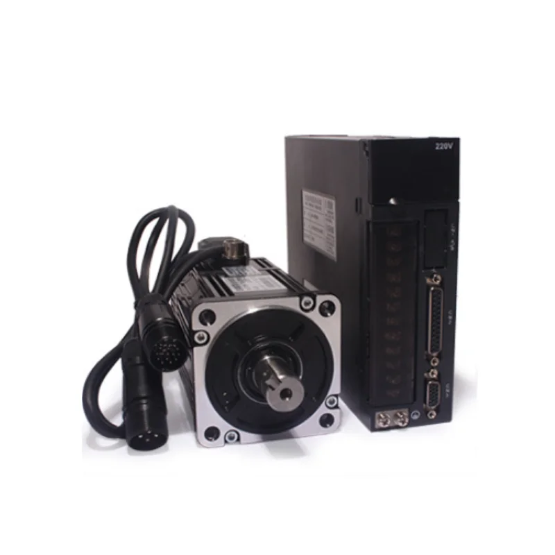 80ST-M03520 CNC Parts Servo Motor with Single-Phase Driver Kit 0.73KW 220V 3A 2000RPM 3.5N.M Waterproof for Mask Machine