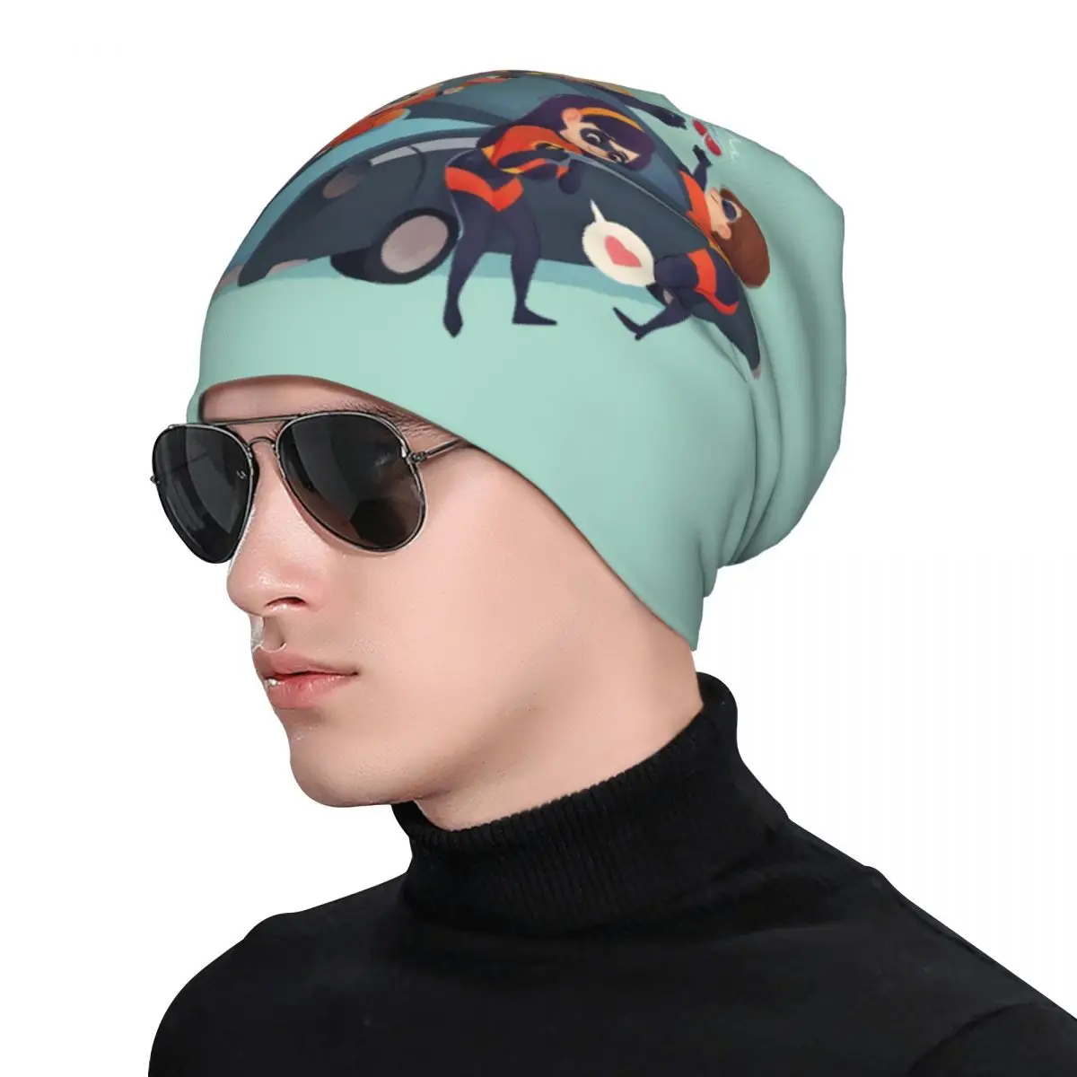 مخصص الخارقون Skullies Beanies قبعات الشارع الشهير شتاء دافئ النساء الرجال متماسكة قبعة الكبار للجنسين خارقة فيلم بونيه القبعات