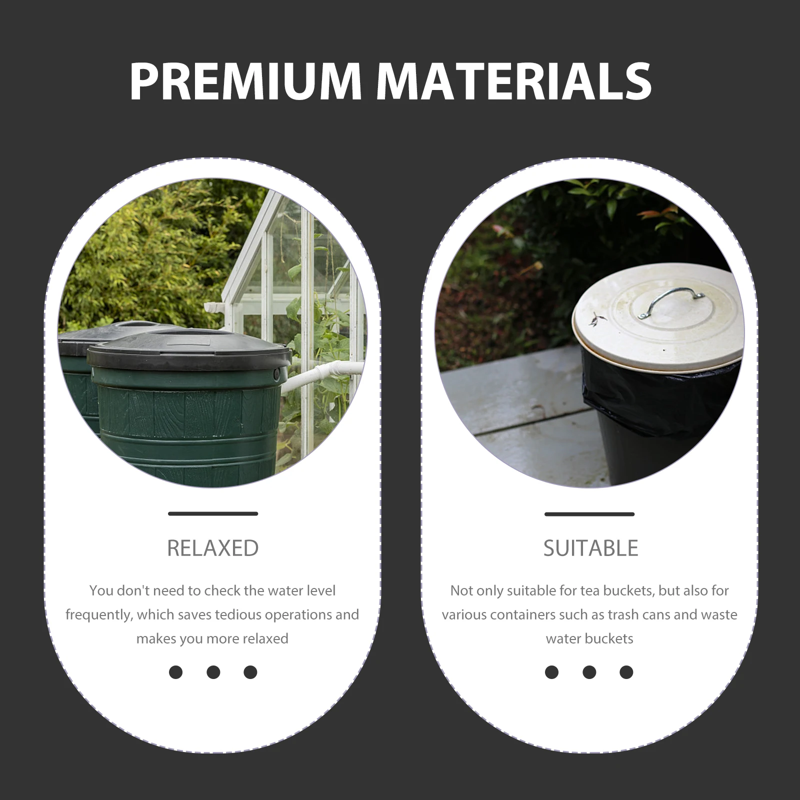 

Full Water Reminder for Tea Bucket Intelligent Leak Sensor Kitchen Bathroom Waste Plastic Alarm Flood