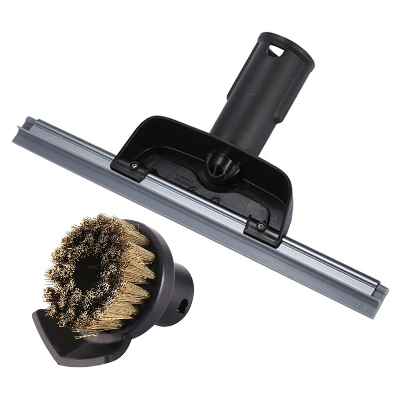 for Karcher SC2 SC3 SC4 SC5 CTK10 CTK20 Window Nozzle Scraper Round Brush for Steam Cleaner Mirrors Moisture,Cleaning