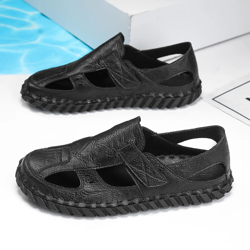 

Мужские сандалии, удобные повседневные уличные легкие нескользящие дышащие летние быстросохнущие сандалии для мужчин