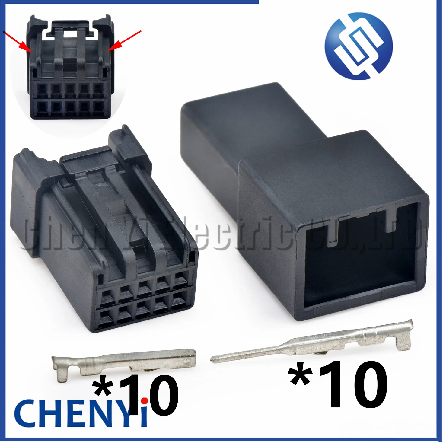 10 Pin Automotive connector Automotive one key start switch button Wire harness plug 6098-4982 116R1-002829 For Honda Fit XRV