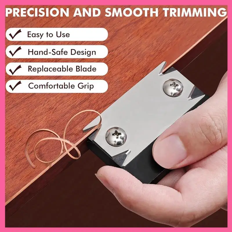 ABNM Edge Banding Machine - 2024 Upgraded Mini Edge Banding Machine And Cutting Machine, Stainless Steel Edge Banding Machine