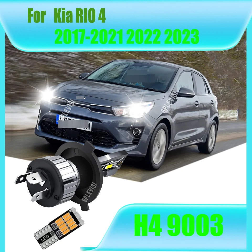 

H4 9003 LED Headlight Bulb 75W 7500LM Conversion Kit, High Brightness For Kia RIO 4 2017 2018 2019 2020 2021 2022 2023
