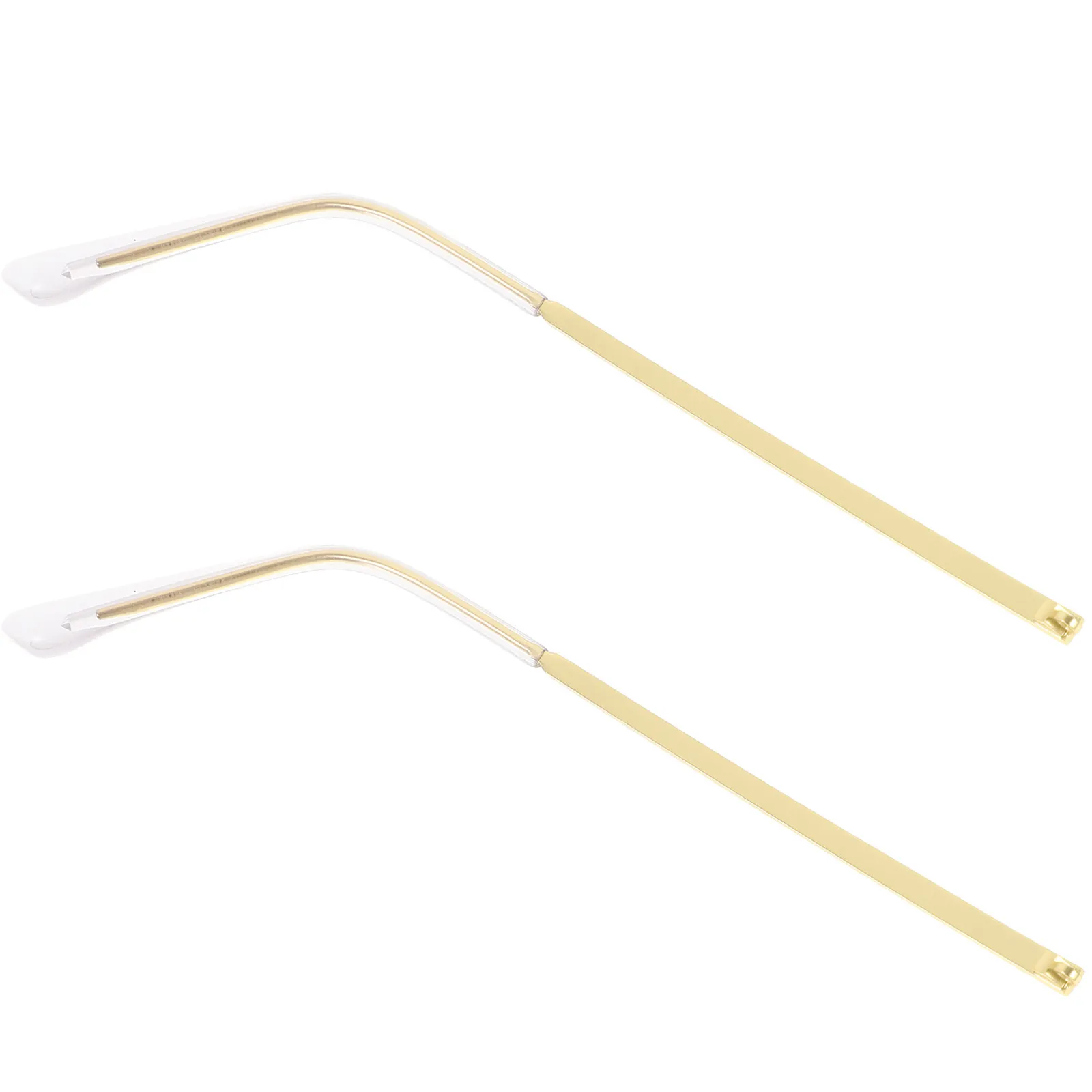 1Pair Metal Eyeglass Arm Replacement Temple for Glasses Repair Universal Fit Lightweight Comfortable Non-Slip Ear-Friendly