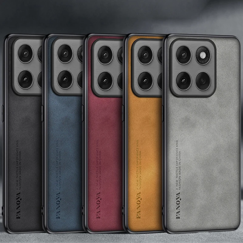 

Противоударный матовый жесткий пластиковый чехол для Motorola Moto G100, матовый кожаный чехол из овечьей кожи для Moto G100S