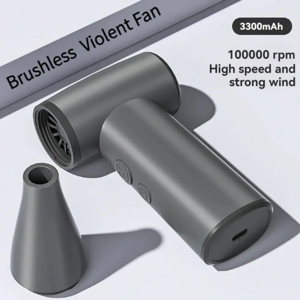 Xiaomi 100000RPM Portable Brushless Motor Violent Fan Handheld High-Speed Turbo Jet Fan Outdoor Blower Wireless Super Powerful