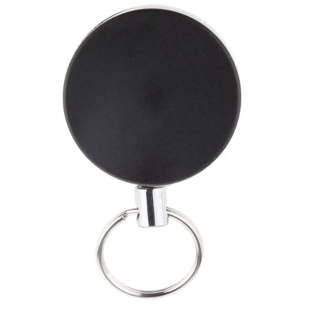 Flexible Pull Keychain Lightweight Portable Key Ring Pendant Gift for Outdoor Office Travel Accessories