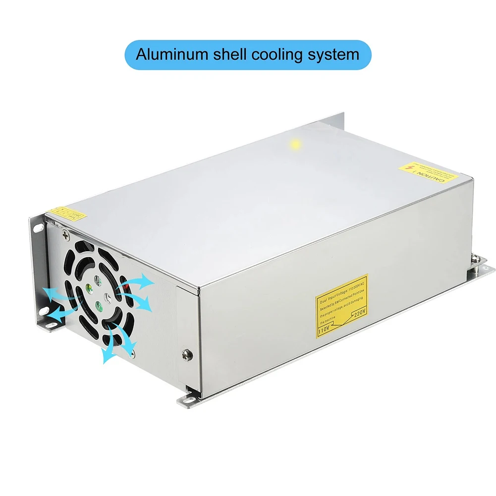 For Indoor Lighting Setup 24V 30A Power Supply AC To DC Converter Short Circuit Protection For LED Strip Lights