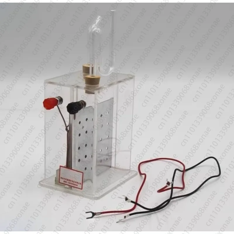 Actuador electrolítico de diafragma Vertical, electrólisis J2605 de agua salina saturada, instrumentos de enseñanza de química