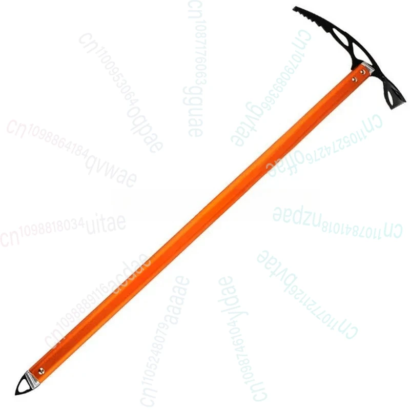 Hacha de hielo para montañismo al aire libre, hacha para escalada en hielo, equipo de escalada, 60Cm y 70 Cm