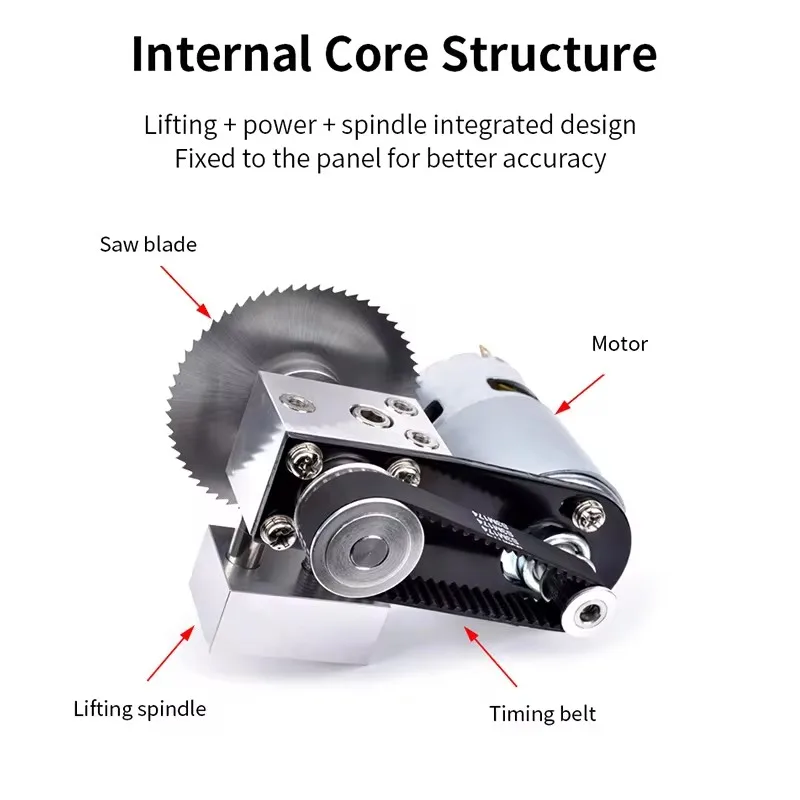 Mini Multifunctional Electric Table Saw Electric Desktop Saws Small Household Cutting Tool Woodworking Lathe Machine Wood Cutter