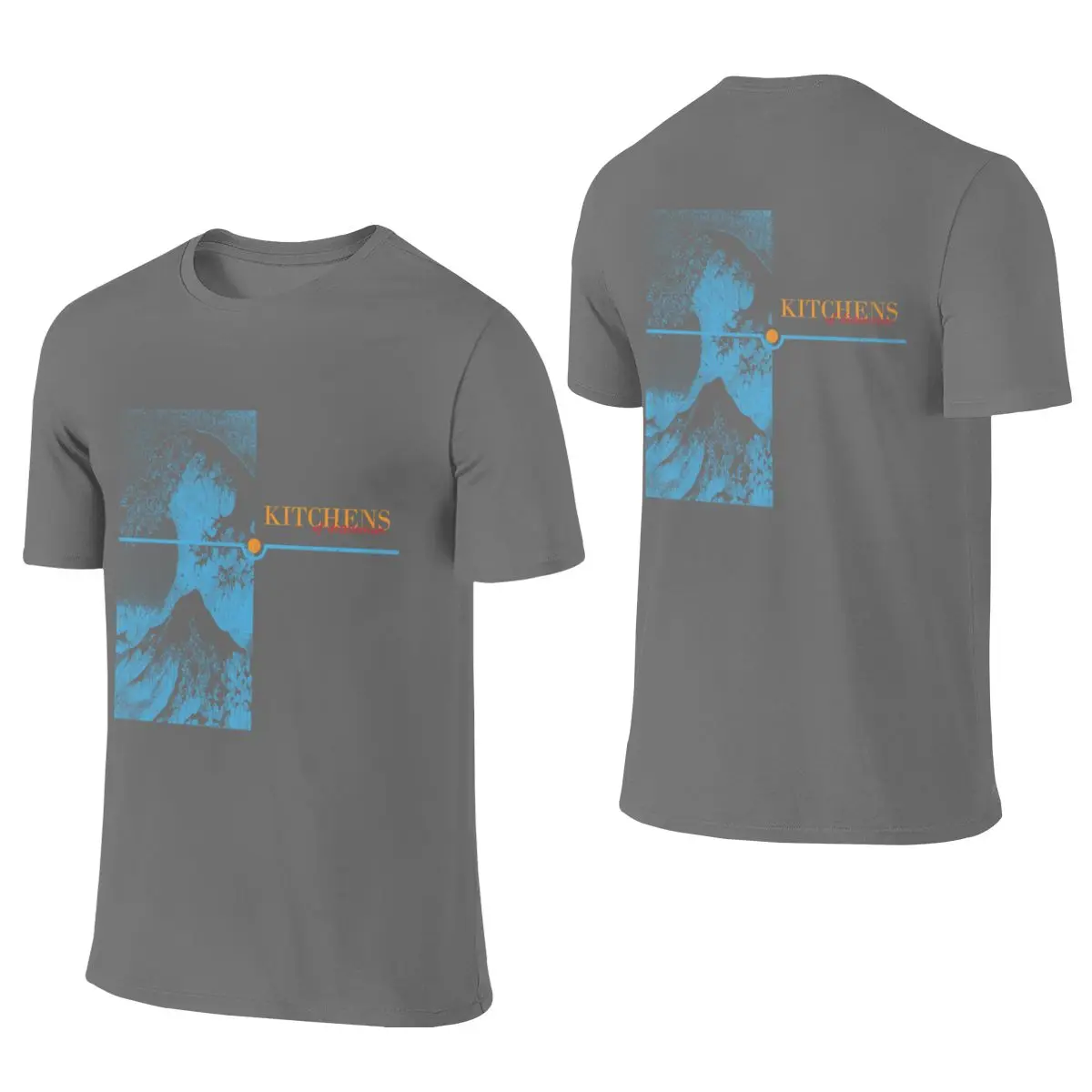 Kitchens Of Distinction Salt Style Reversible T-shirt Japanese Style City Boy Versatile Outerwear Shirt