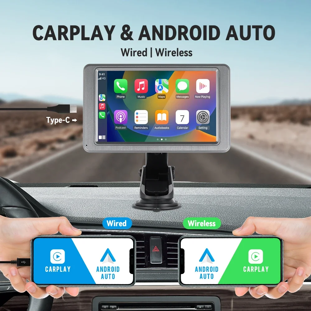 MJDOUD Carplay Android Auto 7\