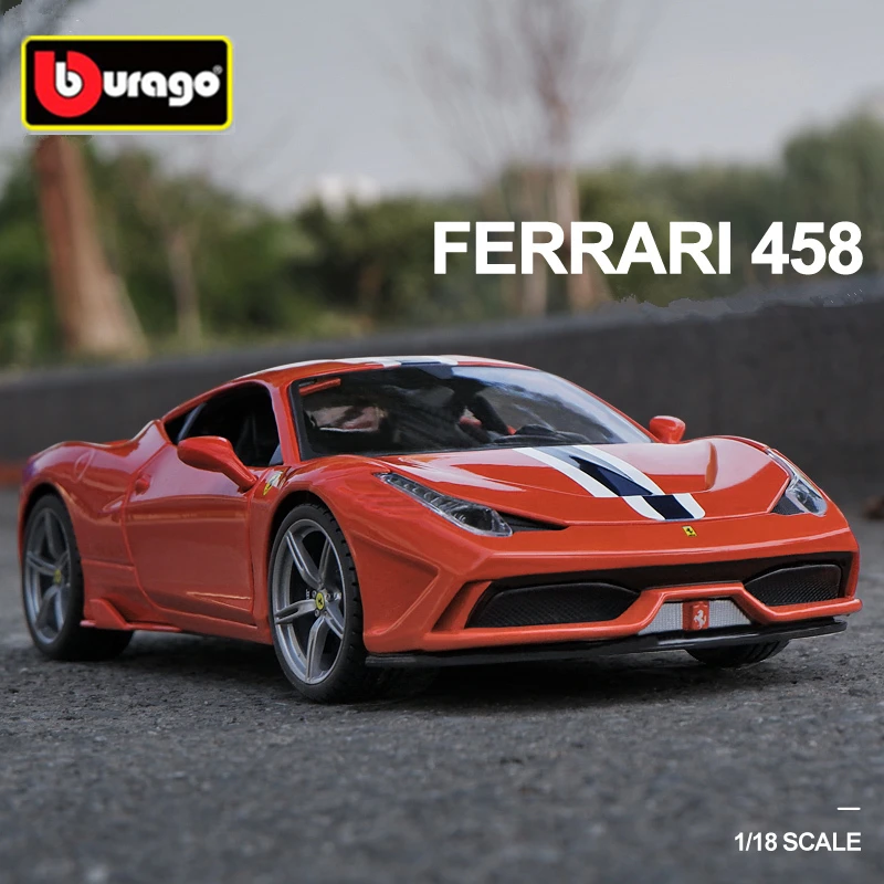 

Bburago 1:18 Ferrari 458 Speciale Alloy Sports Car Model Diecast Metal Toy Vehicle Car Model Simulation Collection Kids Toy Gift