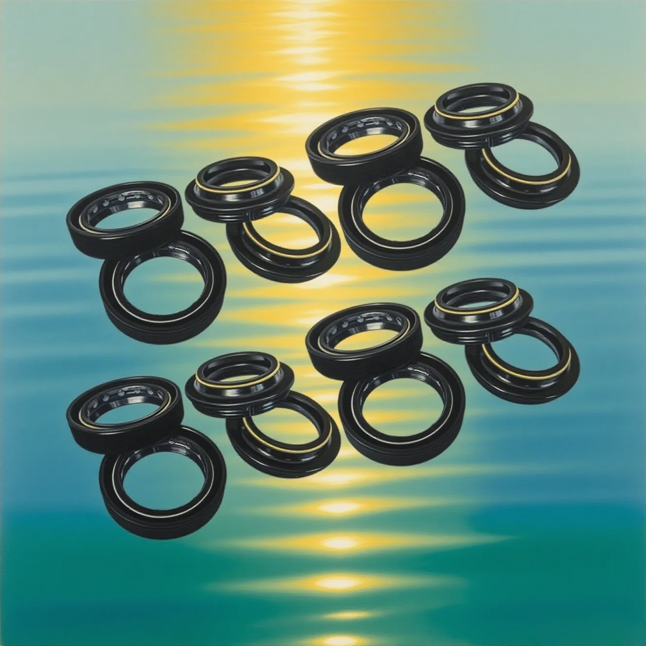 

4pc/8/16pc 33x46x10.8 33*46 Motorcycle Front Shock Fork Damper Oil Seal 33 46 Dust Cover For KYMCO XL150 MOVIE XL 150 4T 03-04