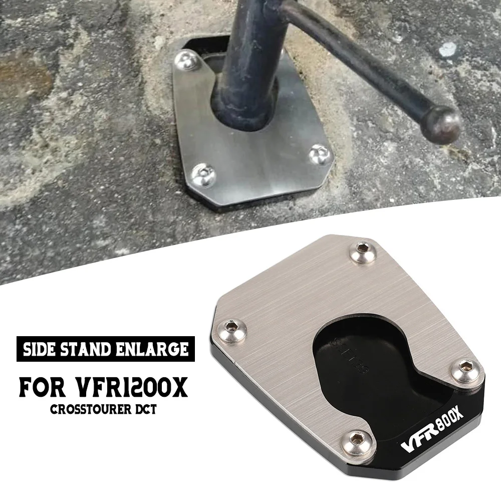 

Motorcycle Kickstand Foot Side Stand Extension Pad Support Plate Enlarge FOR HONDA VFR 1200 X VFR1200X DCT 1200 CROSSTOURER DCT