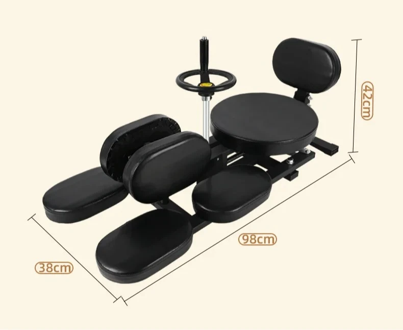 trainer, ligament stretch, leg press, stretching and soothing aid