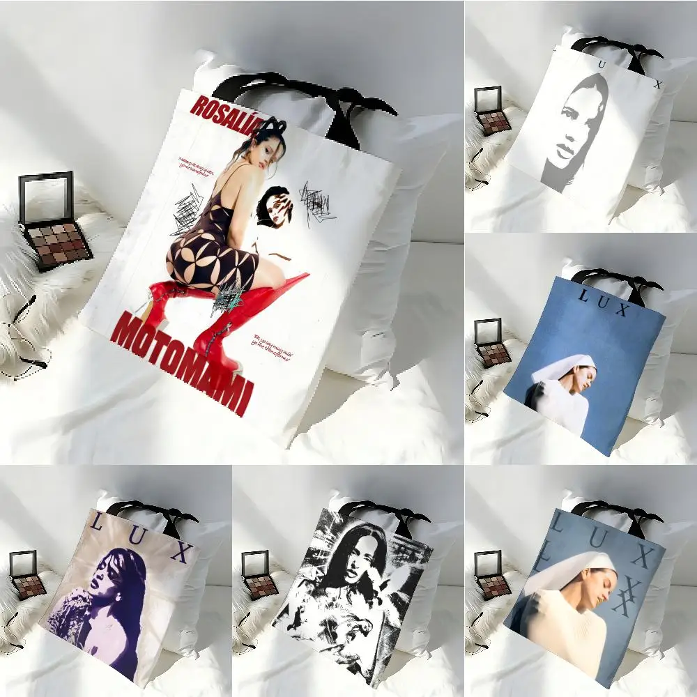 Nueva Bolsa de Almacenamiento Musical R-Rosalia para Cantantes de Flamenco, Bolsa Tote de Gran Capacidad, Hermosa Decoración, Elegante Bolsa de Hombro para Mujer